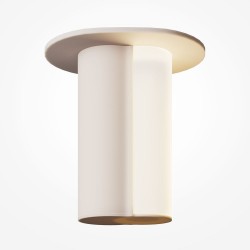 Asym - Rechargeable Beige & White LED Table Lamp