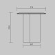 Maytoni-MOD510TL-L1,5BGK - Asym - Rechargeable Beige & White LED Table Lamp