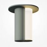 Asym - Rechargeable Green & White LED Table Lamp