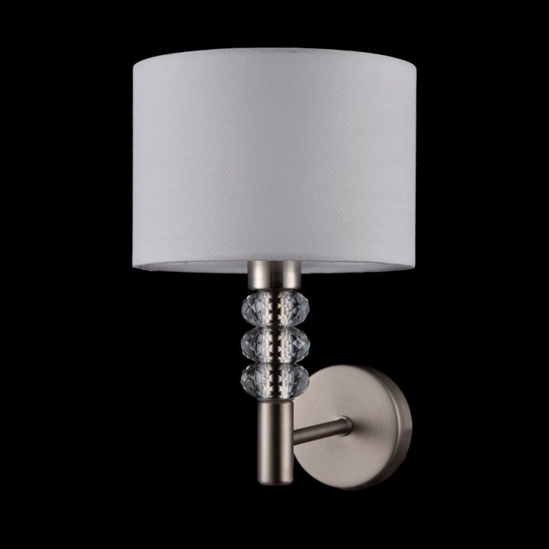 Wall Lights - Lincoln - White & Nickel Wall Lamp Maytoni-MOD527WL-01N - Lincoln - White & Nickel Wall Lamp