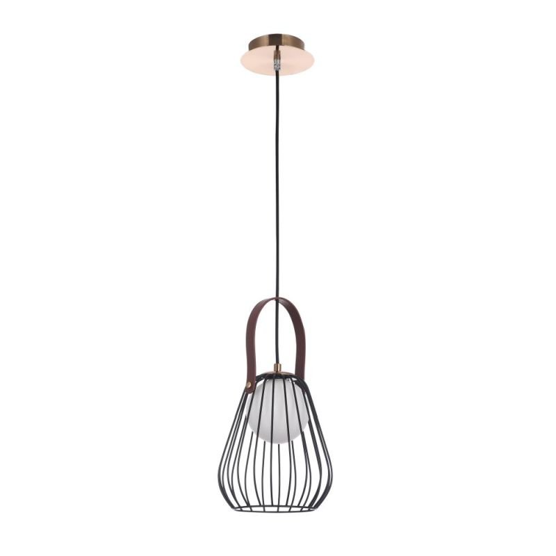 Ceiling Lights - Indiana - Vintage Black & White Glass Pendant Maytoni-MOD544PL-01B - Indiana - Vintage Black & White Glass Pendant