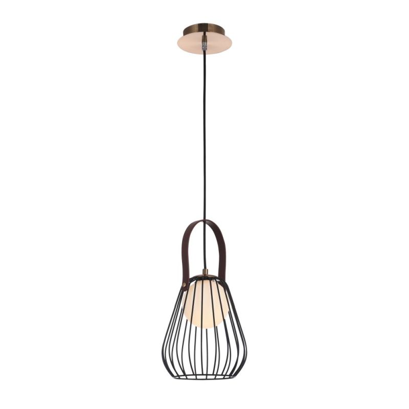Ceiling Lights - Indiana - Vintage Black & White Glass Pendant Maytoni-MOD544PL-01B - Indiana - Vintage Black & White Glass Pendant