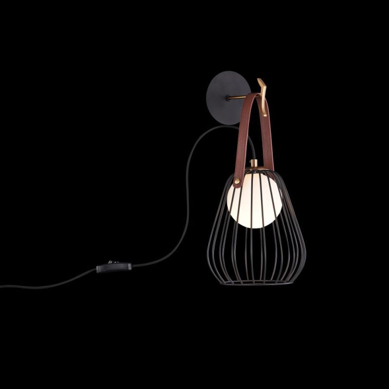 Wall Lights - Indiana - Vintage Black & White Glass Wall Lamp Maytoni-MOD544WL-01B - Indiana - Vintage Black & White Glass Wall Lamp