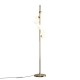 Maytoni-MOD545FL-06G - Dallas - Gold 6 Light Floor Lamp with White Glass