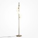 Maytoni-MOD545FL-06G - Dallas - Gold 6 Light Floor Lamp with White Glass