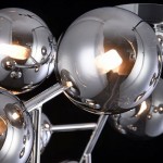 Dallas - Chrome 12 Light Ceiling Lamp with Smoked Mirrored Glass Dallas - Chrome 12 Light Ceiling Lamp with Smoked Mirrored Glass
