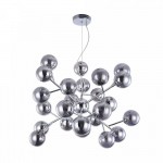 Dallas - Chrome 24 Light Centre Fitting with Smoked Mirrored Glass Dallas - Chrome 24 Light Centre Fitting with Smoked Mirrored Glass