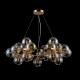 Maytoni-MOD548PL-25G - Dallas - Gold 25 Light Centre Fitting with Amber Mirrored Glass