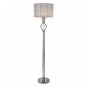 Table & Floor Lamp - Miraggio - White Fabric with Chrome & Crystal Floor Lamp Maytoni-MOD602-FL-01-N - Miraggio - White Fabric with Chrome & Crystal Floor Lamp