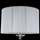 Table & Floor Lamp - Miraggio - White Fabric with Chrome & Crystal Floor Lamp Maytoni-MOD602-FL-01-N - Miraggio - White Fabric with Chrome & Crystal Floor Lamp