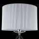 Table & Floor Lamp - Miraggio - White Fabric with Chrome & Crystal Table Lamp Maytoni-MOD602-TL-01-N - Miraggio - White Fabric with Chrome & Crystal Table Lamp