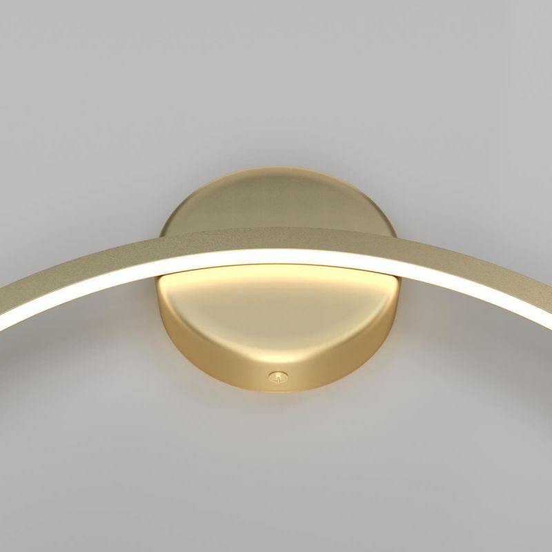 Maytoni-MOD005WL-L22BSK1 - Halo - LED Brass Ring Wall Lamp Ø 60 cm