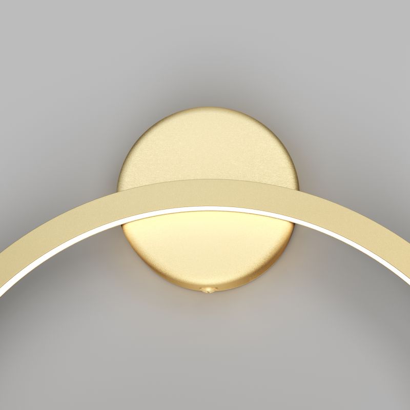 Maytoni-MOD005WL-L22BSK - Halo - LED Brass Ring Wall Lamp Ø 40 cm