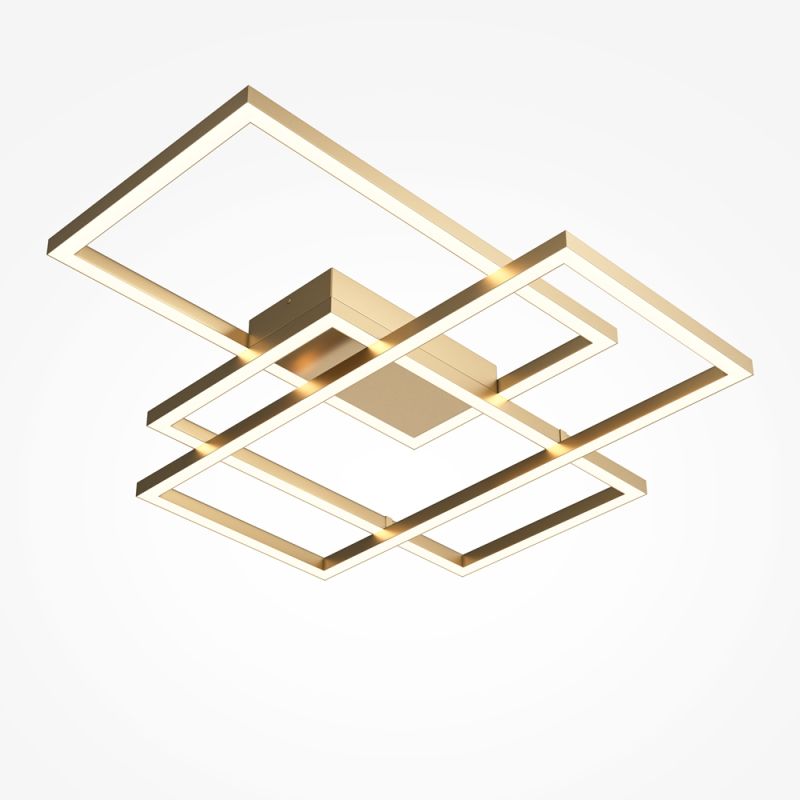 Maytoni-MOD015CL-L80GK - Rida - LED Gold Ceiling Lamp