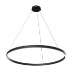 Rim - LED 3000K Black Metal Ring Pendant Ø100 Rim - LED 3000K Black Metal Ring Pendant Ø100