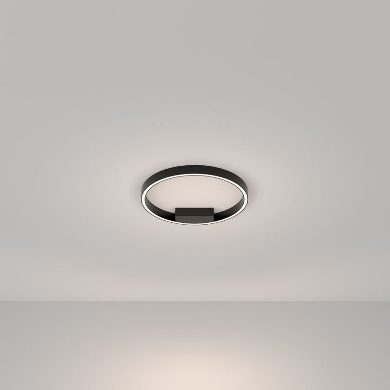 Maytoni-MOD058CL-L25B4K - Rim - LED 4000K Black Metal Ring Ceiling Lamp Ø40