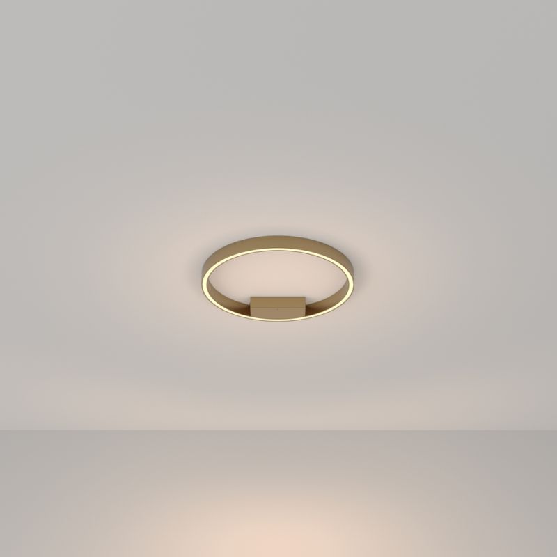 Maytoni-MOD058CL-L25BS3K - Rim - LED 3000K Gold Metal Ring Ceiling Lamp Ø40