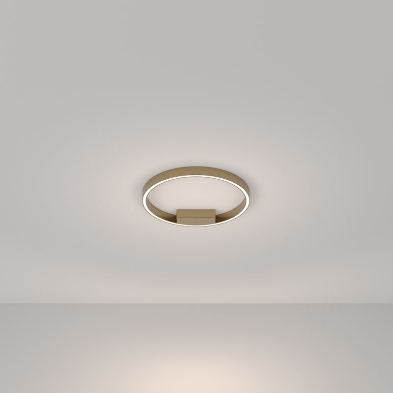 Maytoni-MOD058CL-L25BS4K - Rim - LED 4000K Gold Metal Ring Ceiling Lamp Ø40
