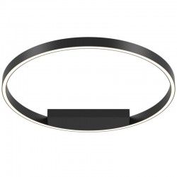 Rim - LED 3000K Black Metal Ring Ceiling Lamp Ø60 Rim - LED 3000K Black Metal Ring Ceiling Lamp Ø60