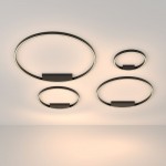 Rim - LED 3000K Black Metal Ring Ceiling Lamp Ø60 Rim - LED 3000K Black Metal Ring Ceiling Lamp Ø60