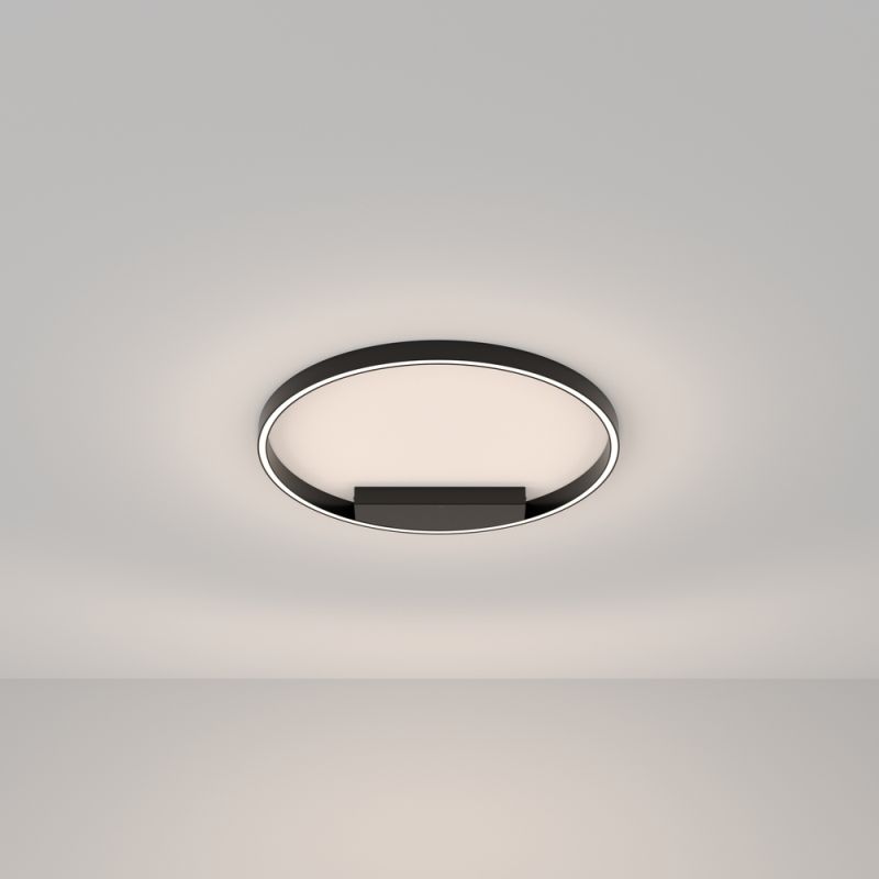 Maytoni-MOD058CL-L35B4K - Rim - LED 4000K Black Metal Ring Ceiling Lamp Ø60