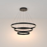 Rim - LED 3000K Black 3 Metal Rings Pendant Rim - LED 3000K Black 3 Metal Rings Pendant