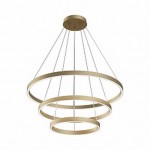 Rim - LED 3000K Brass 3 Metal Rings Pendant Rim - LED 3000K Brass 3 Metal Rings Pendant