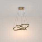 Rim - LED 3000K Brass 2 Metal Rings Pendant Rim - LED 3000K Brass 2 Metal Rings Pendant