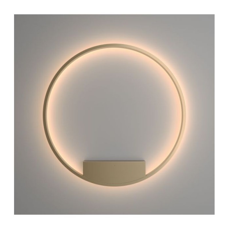 Maytoni-MOD058WL-L35BS3K - Rim - LED 3000K Brass Metal Ring Wall Lamp Ø60