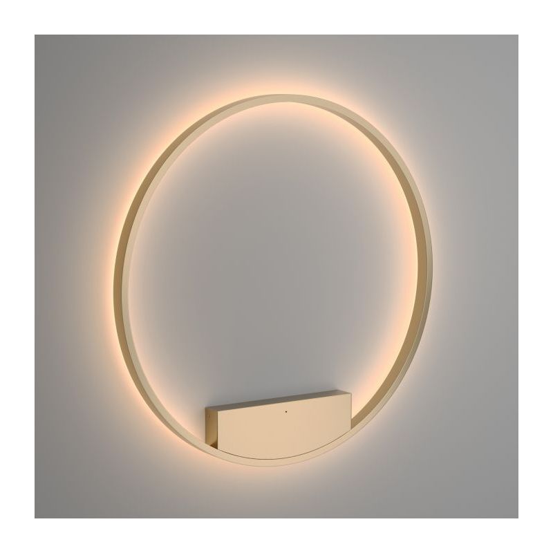 Maytoni-MOD058WL-L35BS3K - Rim - LED 3000K Brass Metal Ring Wall Lamp Ø60