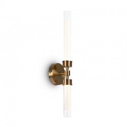 Stelo - LED Brass Wall Lamp with Double Glasses Stelo - LED Brass Wall Lamp with Double Glasses