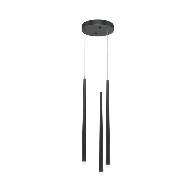 Maytoni-MOD132PL-L28BK1 - Cascade - LED Black 3 Light Cluster Pendant