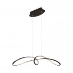 Curve - LED Matt Black Pendant