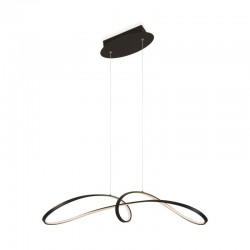 Curve - LED Matt Black Pendant