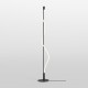 Maytoni-MOD166FL-L15B3K - Tau - LED Black Floor Lamp with White Diffuser