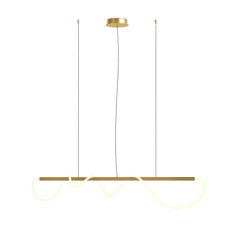 Maytoni-MOD166PL-L30G3K - Tau - LED Gold over Island Fitting