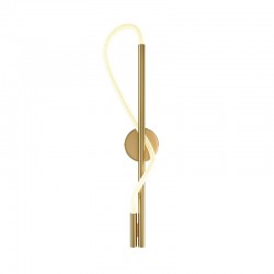 Tau - LED Gold Wall Lamp with White Diffuser Tau - LED Gold Wall Lamp with White Diffuser