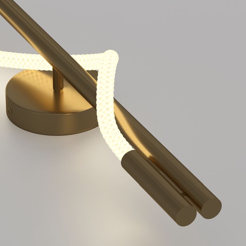Maytoni-MOD166WL-L12G3K - Tau - LED Gold Wall Lamp with White Diffuser
