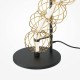 Maytoni-MOD216FL-L38G3K - Golden Cage - Black LED Floor Lamp with Golden Cage Wire
