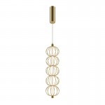 Golden Cage - Gold LED Pendant with Golden Cage Wire  Golden Cage - Gold LED Pendant with Golden Cage Wire