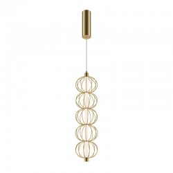 Golden Cage - Gold LED Pendant with Golden Cage Wire  Golden Cage - Gold LED Pendant with Golden Cage Wire