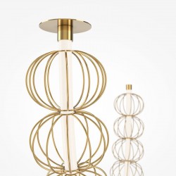 Golden Cage - Gold LED Recessed Ceiling Light with Golden Cage Wire  Golden Cage - Gold LED Recessed Ceiling Light with Golden Cage Wire