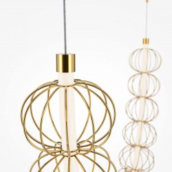 Golden Cage - Gold LED Ceiling Light with Golden Cage Wire Golden Cage - Gold LED Ceiling Light with Golden Cage Wire