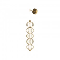 Golden Cage - Gold LED Wall Lamp with Golden Cage Wire  Golden Cage - Gold LED Wall Lamp with Golden Cage Wire