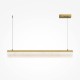 - Petra - Satin Brass LED over Island Fitting with Natural Stone Maytoni-MOD250PL-L36BS3K - Petra - Satin Brass LED over Island Fitting with Natural Stone