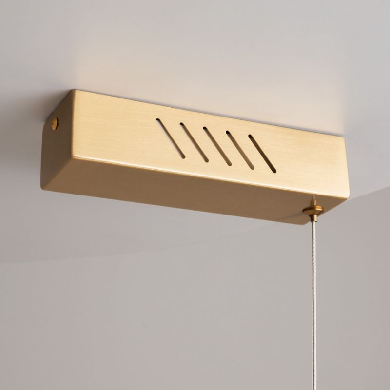 - Petra - Satin Brass LED over Island Fitting with Natural Stone Maytoni-MOD250PL-L36BS3K - Petra - Satin Brass LED over Island Fitting with Natural Stone