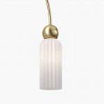 Antic - Gold 4 Light over Island Fitting with Ribbed Frosted Glass Antic - Gold 4 Light over Island Fitting with Ribbed Frosted Glass