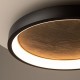 - Orign - Black LED Flush with Grey Natural Stone Ø 59.5 cm Maytoni-MOD311CL-L40B3K - Orign - Black LED Flush with Grey Natural Stone Ø 59.5 cm