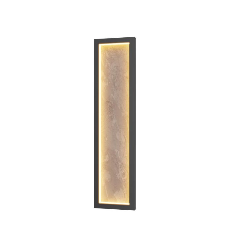 - Orign - Black LED Wall Lamp with Grey Natural Stone 55W Maytoni-MOD311WL-L55B3K - Orign - Black LED Wall Lamp with Grey Natural Stone 55W