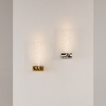 Ornate - Chrome LED Wall Lamp with Decorative Crystal